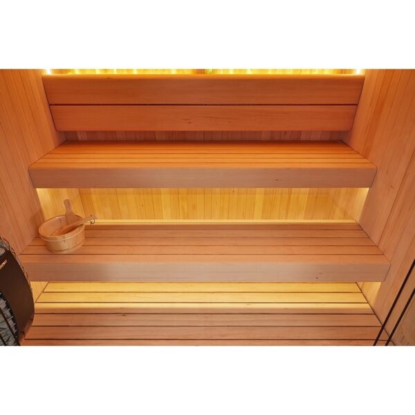 Sauna Traditionnel Boreal® CELEST PRO 240 - 6 Places - 240x180x210 cm